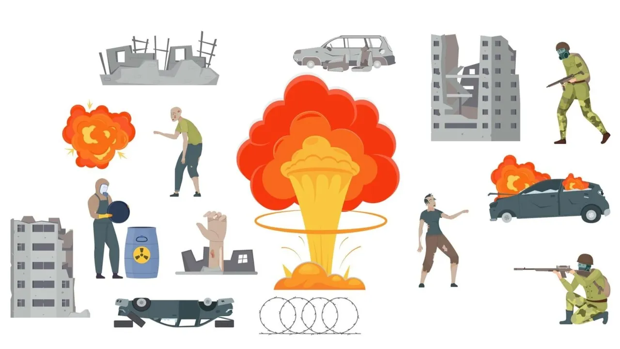 air raid warning, guidelines for civilians, take shelter in a bunker