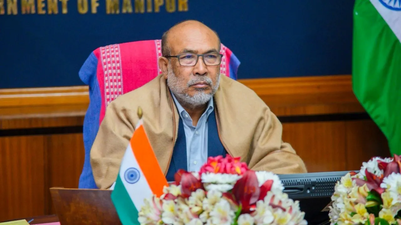 n biren singh, Manipur