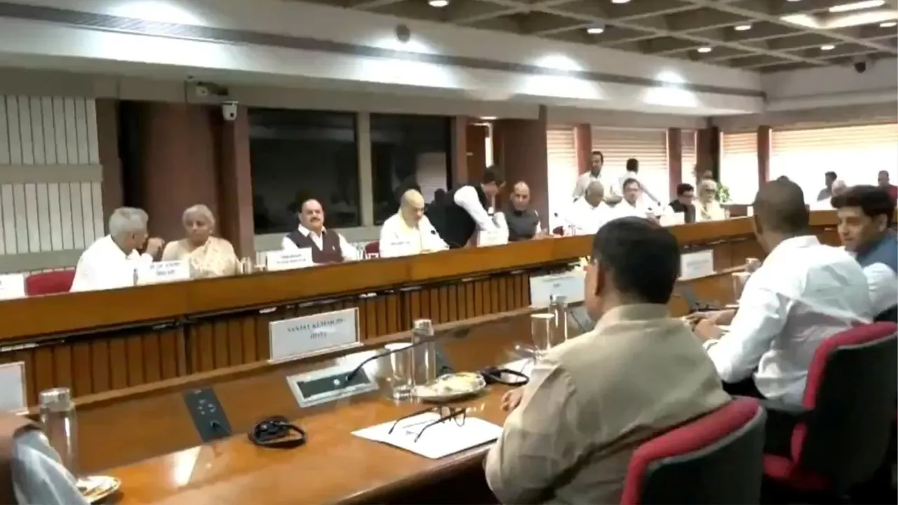 peration sindoor all party meet