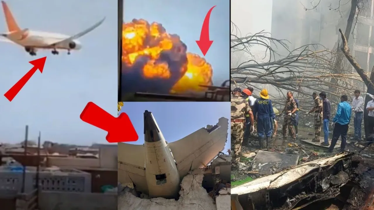 Gujarat Plane Crash, Plane Crash, Air India Plane Crash in Ahmedabad, અમદાવાદ પ્લેન ક્રેશ
