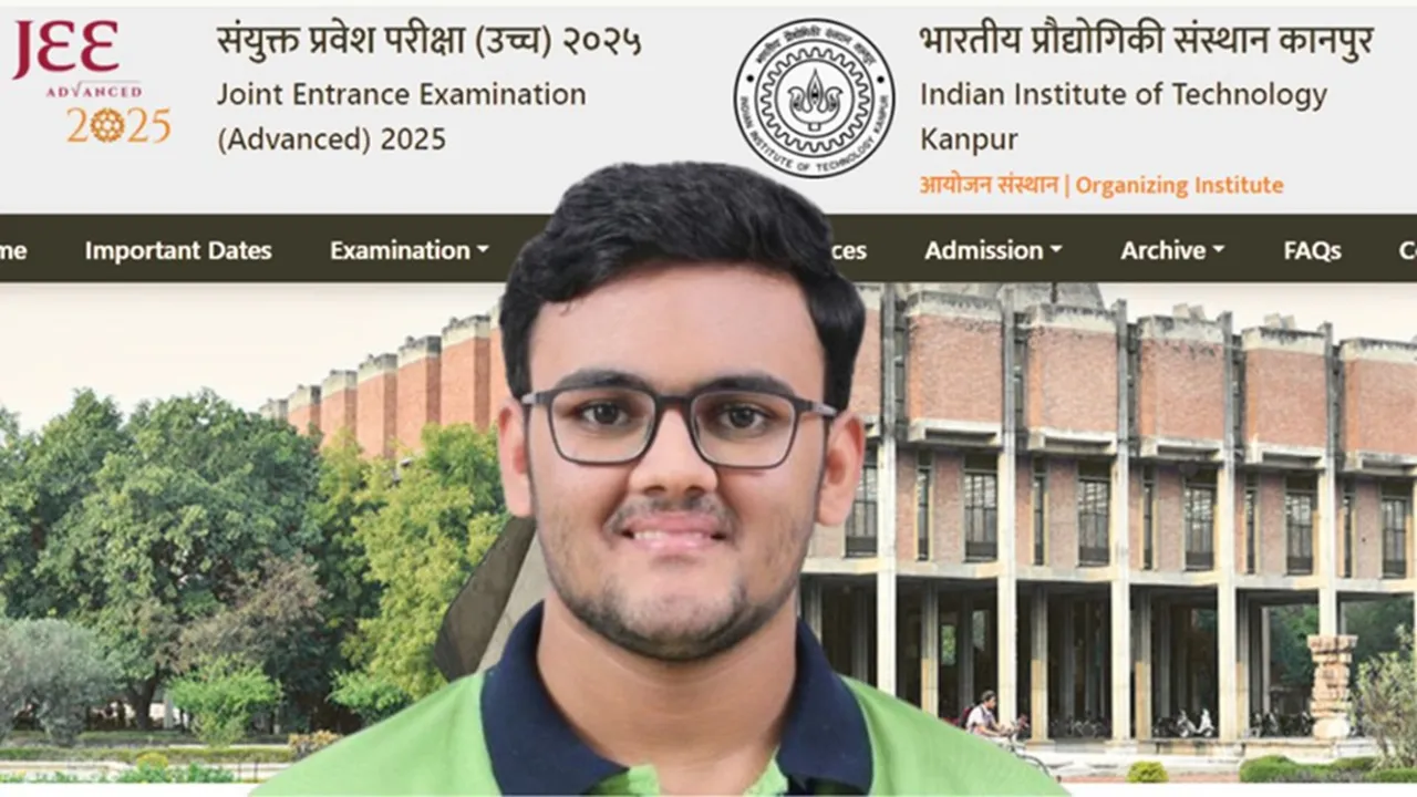 JEE Advanced Result 2025 toppers list