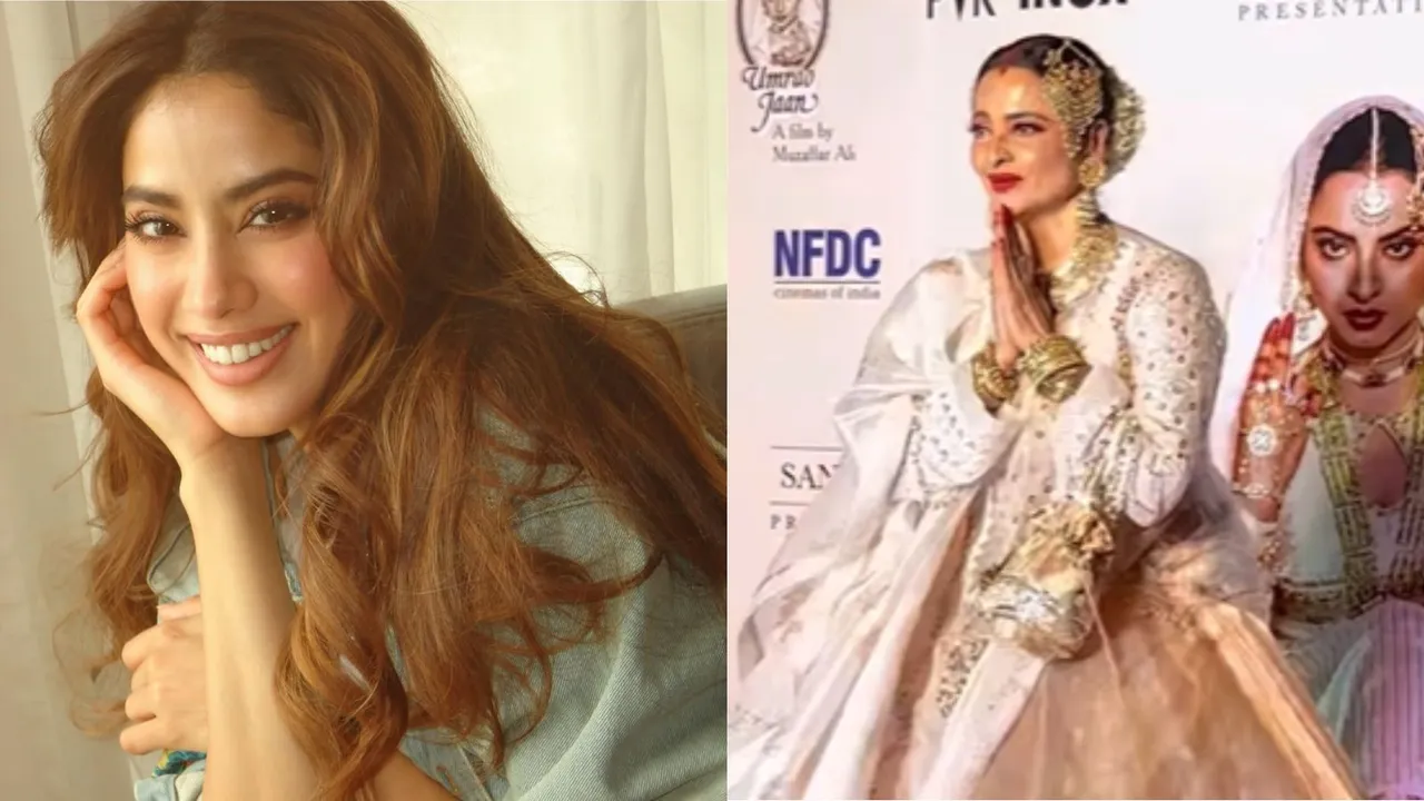 Janhvi Kapoor shares post on umrao jaan rekha movie re release | જાન્હવી કપૂરની લેટેસ્ટ પોસ્ટ ઉમરાવ જાન રેખા મૂવી