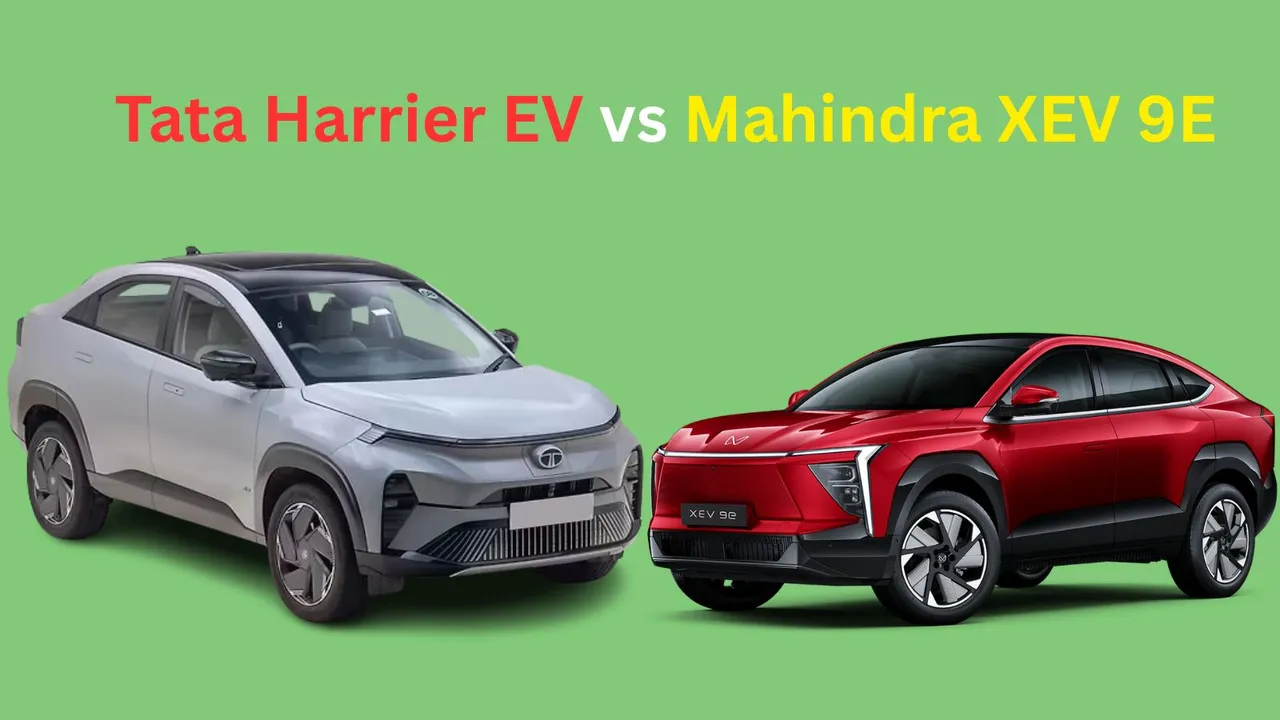 Tata Harrier EV vs Mahindra XEV 9E Comparison | Tata Harrier EV | Mahindra XEV 9E