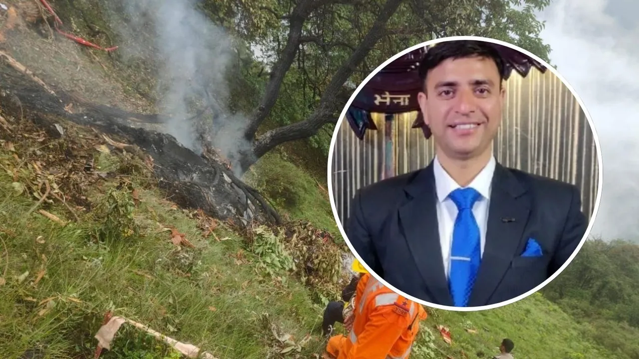 rajveer singh chauhan death in kedarnath helicopter crash | rajveer singh chauhan death | Kedarnath Helicopter Crash | Uttarakhand Helicopter Crash