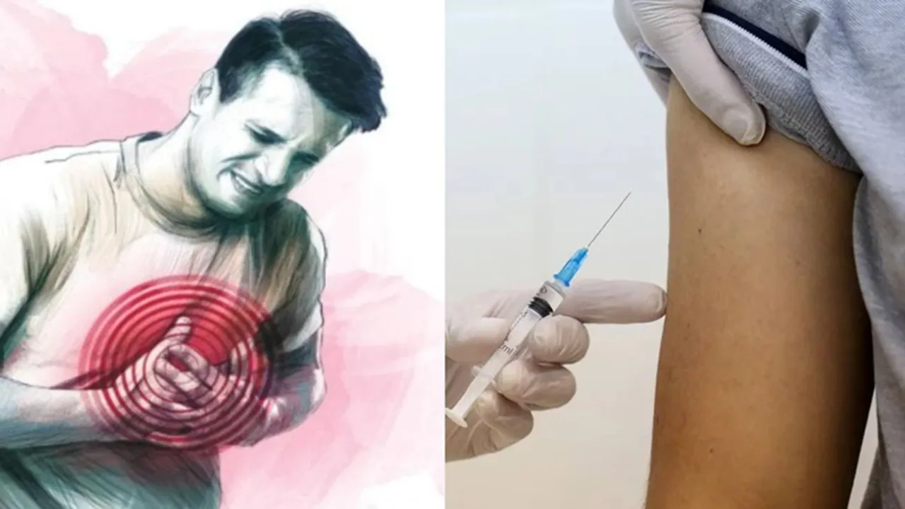 કોરોના રસી હાર્ટ એટેક સમાચાર