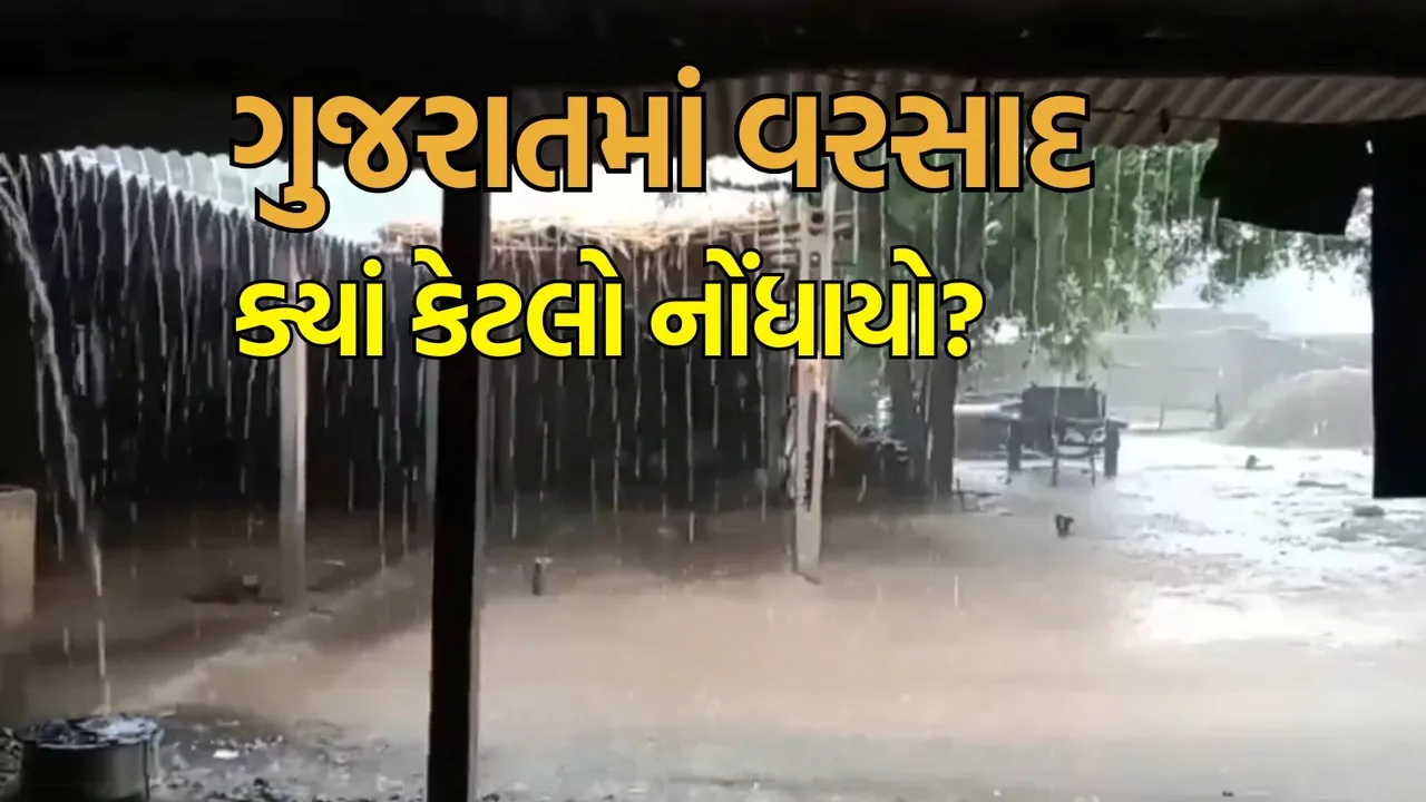 Today Gujarat heavy rain news in gujarati