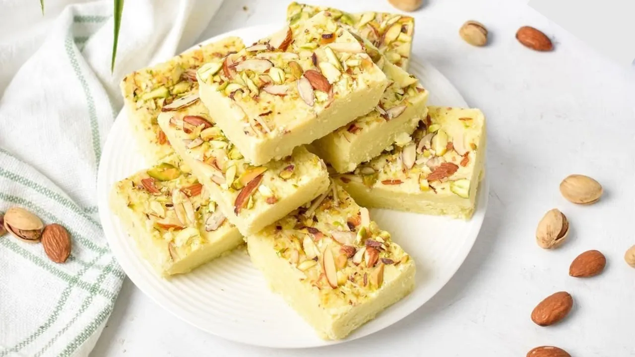Milk Barfi Recipe | Homemade Milk Barfi Recipe