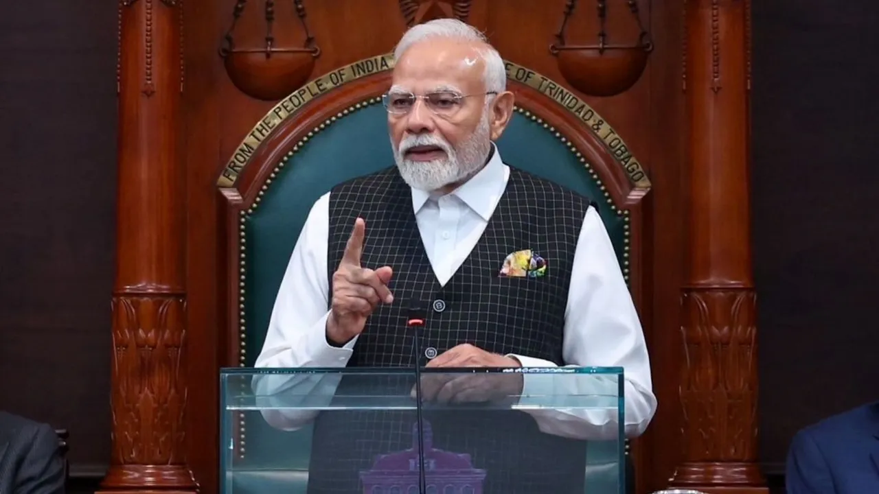 Narendra Modi in Trinidad and Tobago