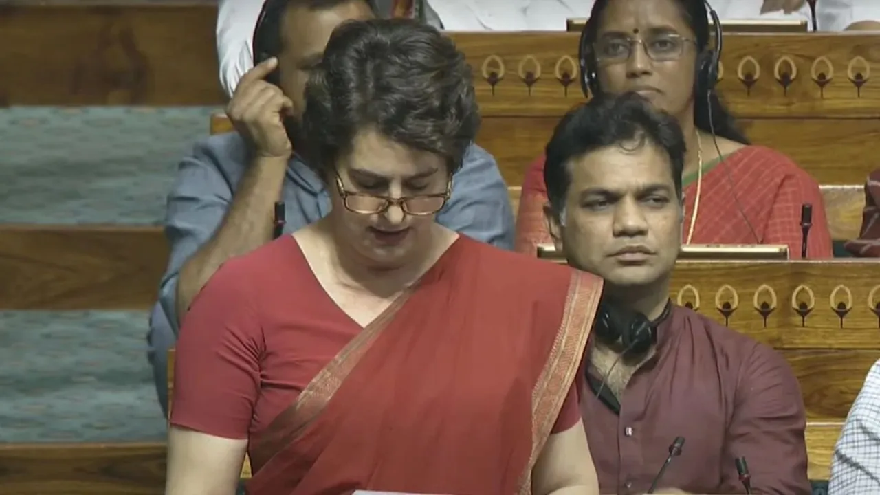 Priyanka Gandhi in Lok Sabha, pahalgam attack news