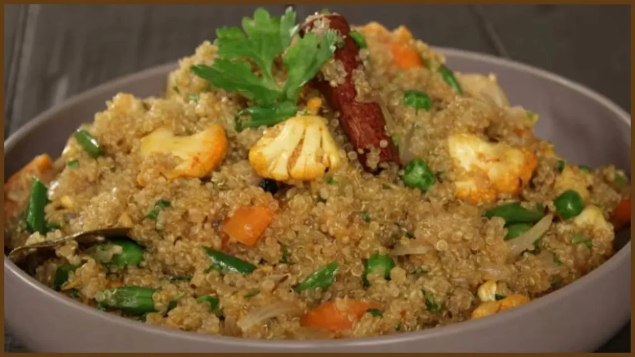 Quinoa Pulav recipe, ક્વિનોઆ પુલાવ રેસીપી