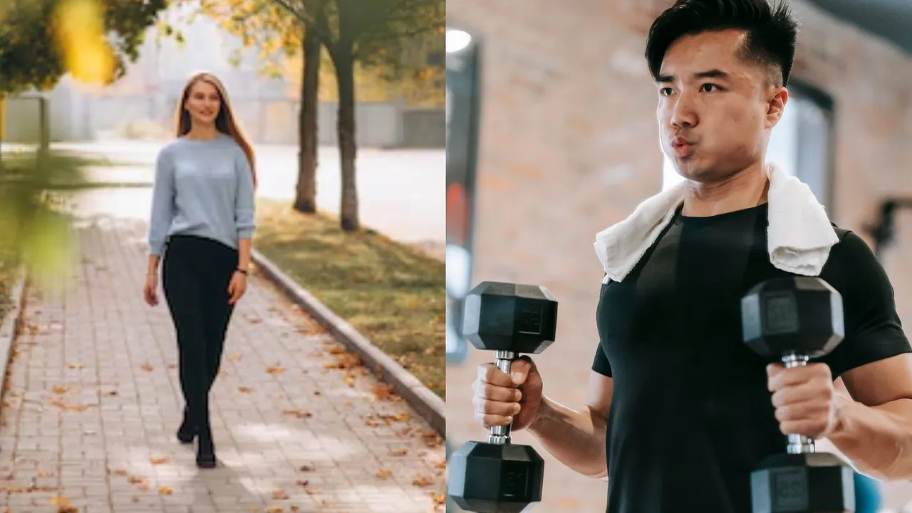 ચાલવું કે કસરત કરવી: વજન ઘટાડવા માટે શું વધારે સારું?