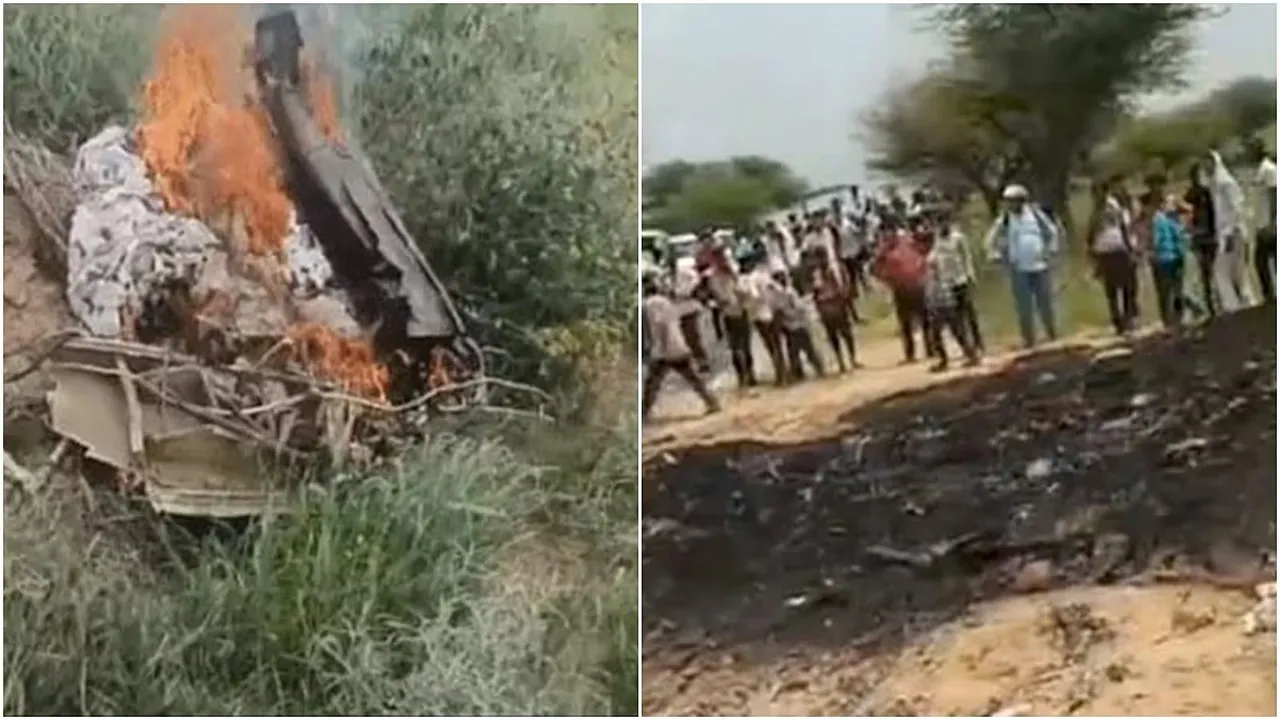 indian air force jet crash, એરફોર્સ પ્લેન ક્રેશ