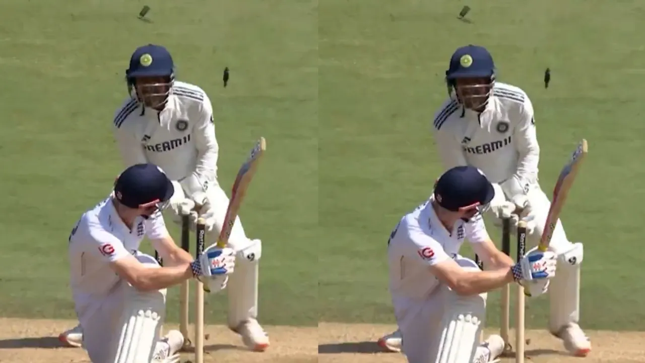 Akash Deep Uprooted Harry Brook Middle Stump