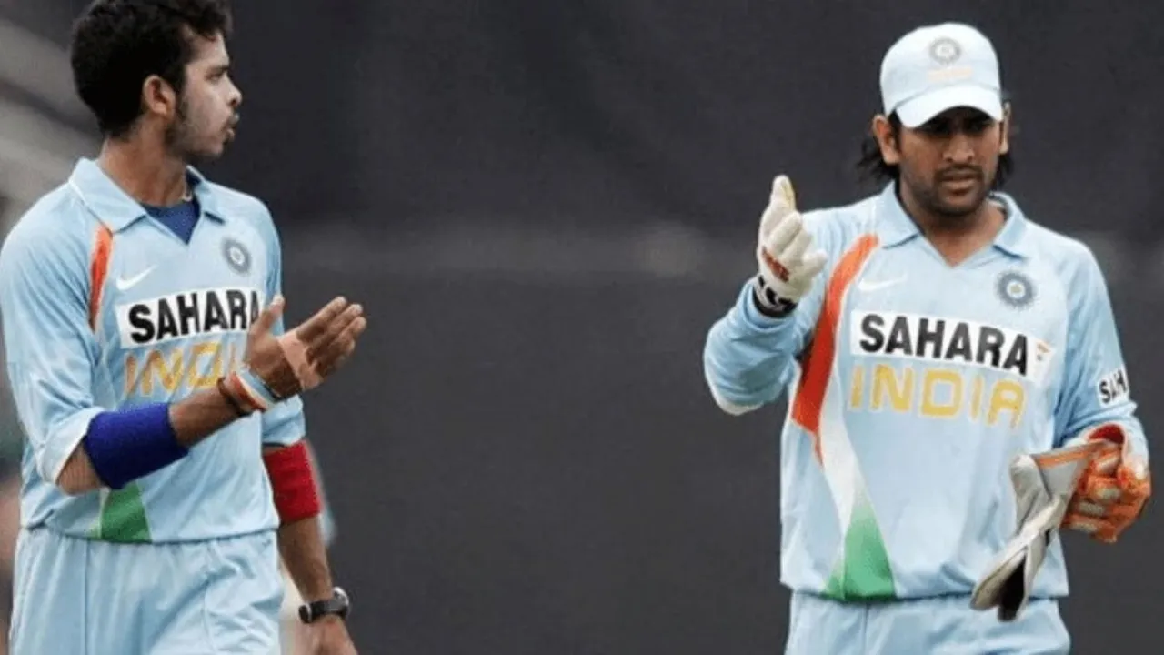 Dhoni, Sreesanth, એસ શ્રીસંત, એમ એસ ધોની