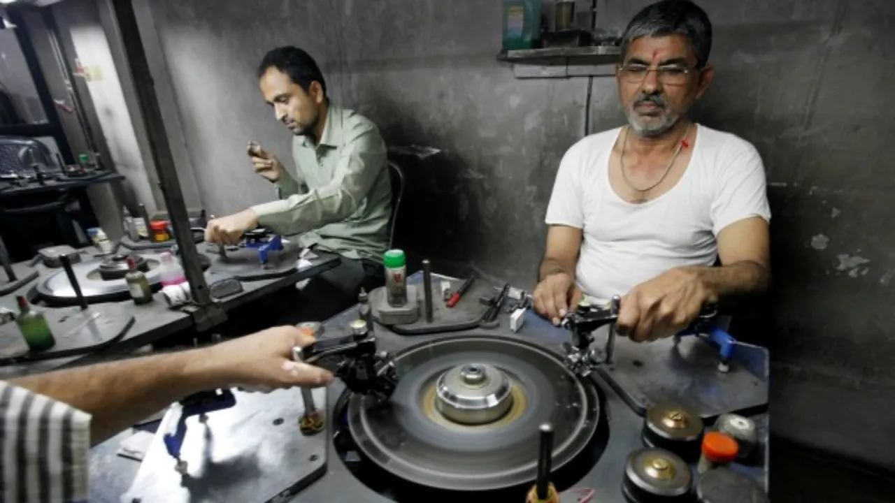 America India Tariff Tension, Surat Diamond City