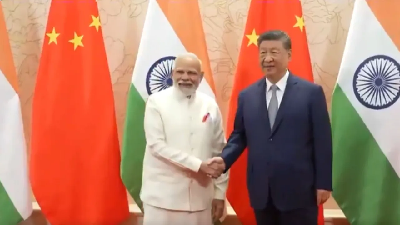 PM Modi And Xi Jinping Meet | PM Narendra Modi With Xi Jinping | PM Modi Meets Xi Jinping | China xi jinping | SCO Summit