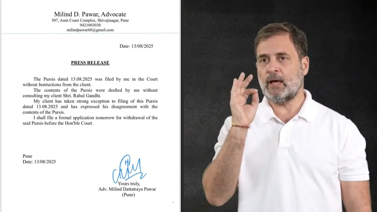 Congress, Rahul Gandhi lawyer