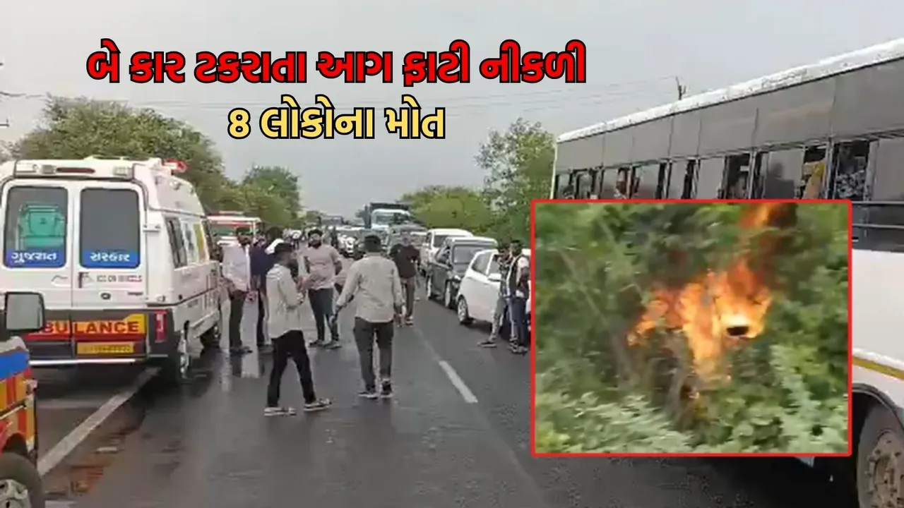 Surendranagar road accident, 8 people died