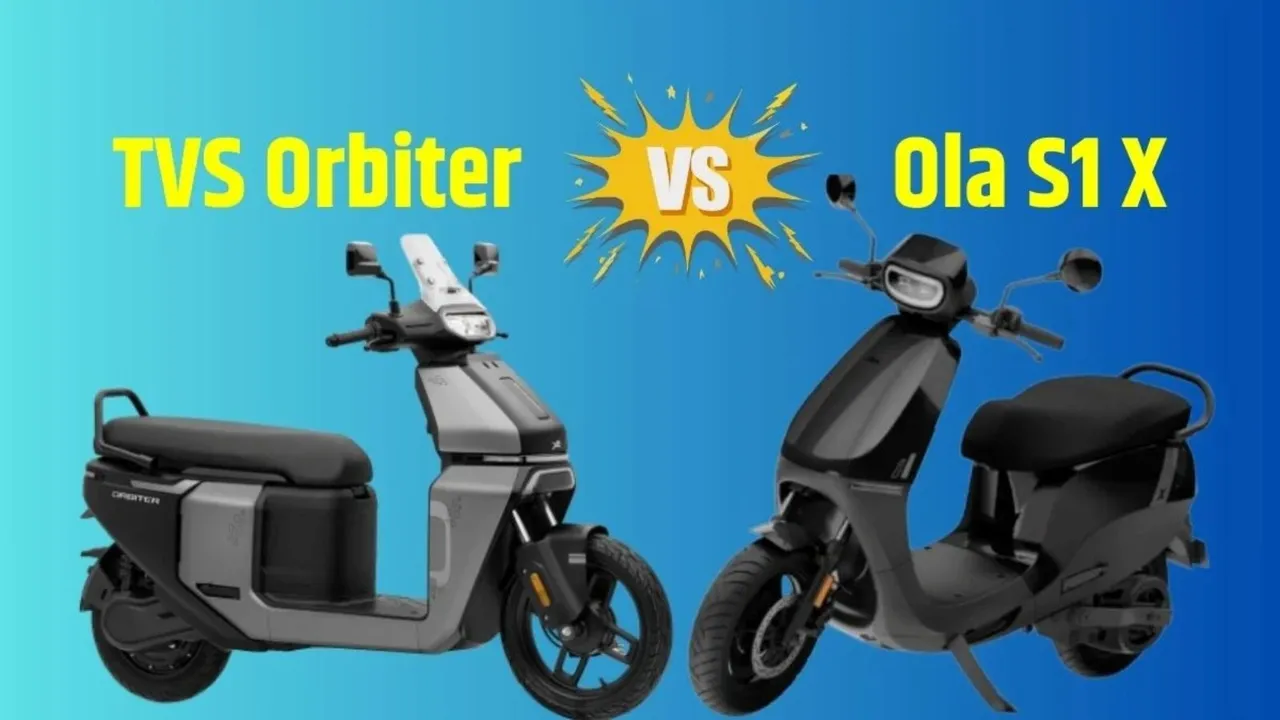 TVS Orbiter vs Ola S1 X Compare, TVS Orbiter vs Ola S1 X Price