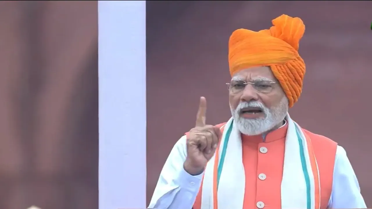 PM Modi speech on GST law on Independence Day