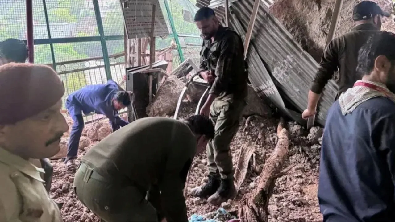 vaishno devi landslide, વૈષ્ણો દેવી ભૂસ્ખલન