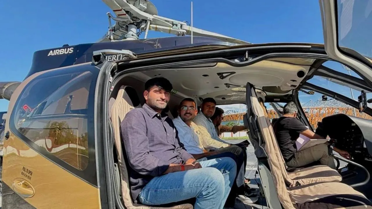 haldwani to munsiyari by helicopter