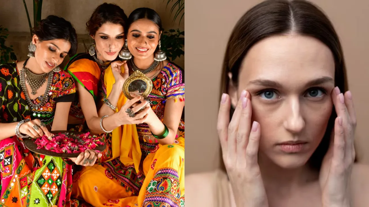 નવરાત્રી 2025 ડાર્ક સર્કલ દૂર કરવાની ટિપ્સ બટાકા ના રસ નો ઉપયોગ બ્યુટી ટિપ્સ