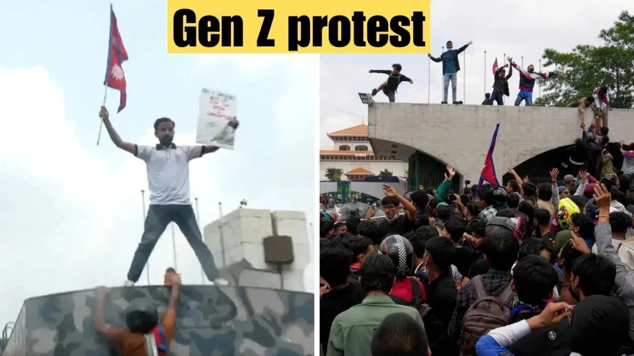 Nepal Gen Z protest, nepal gen z protesters social media ban
