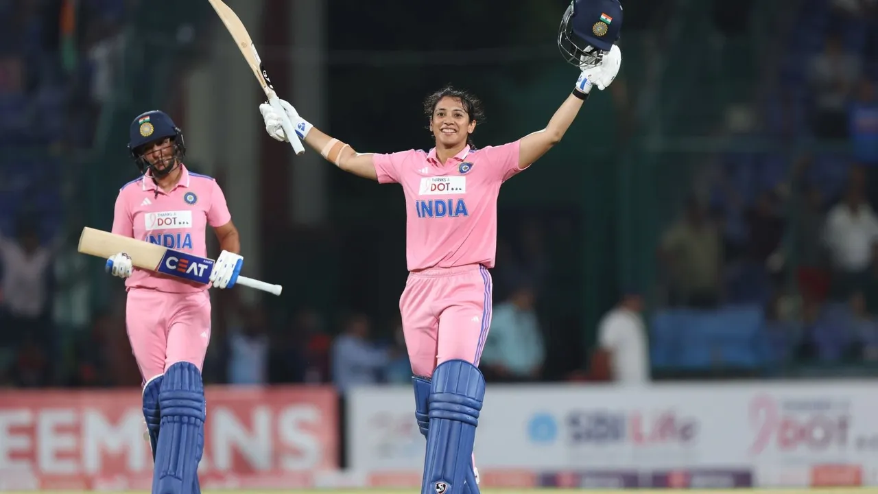 Smriti Mandhana hundred