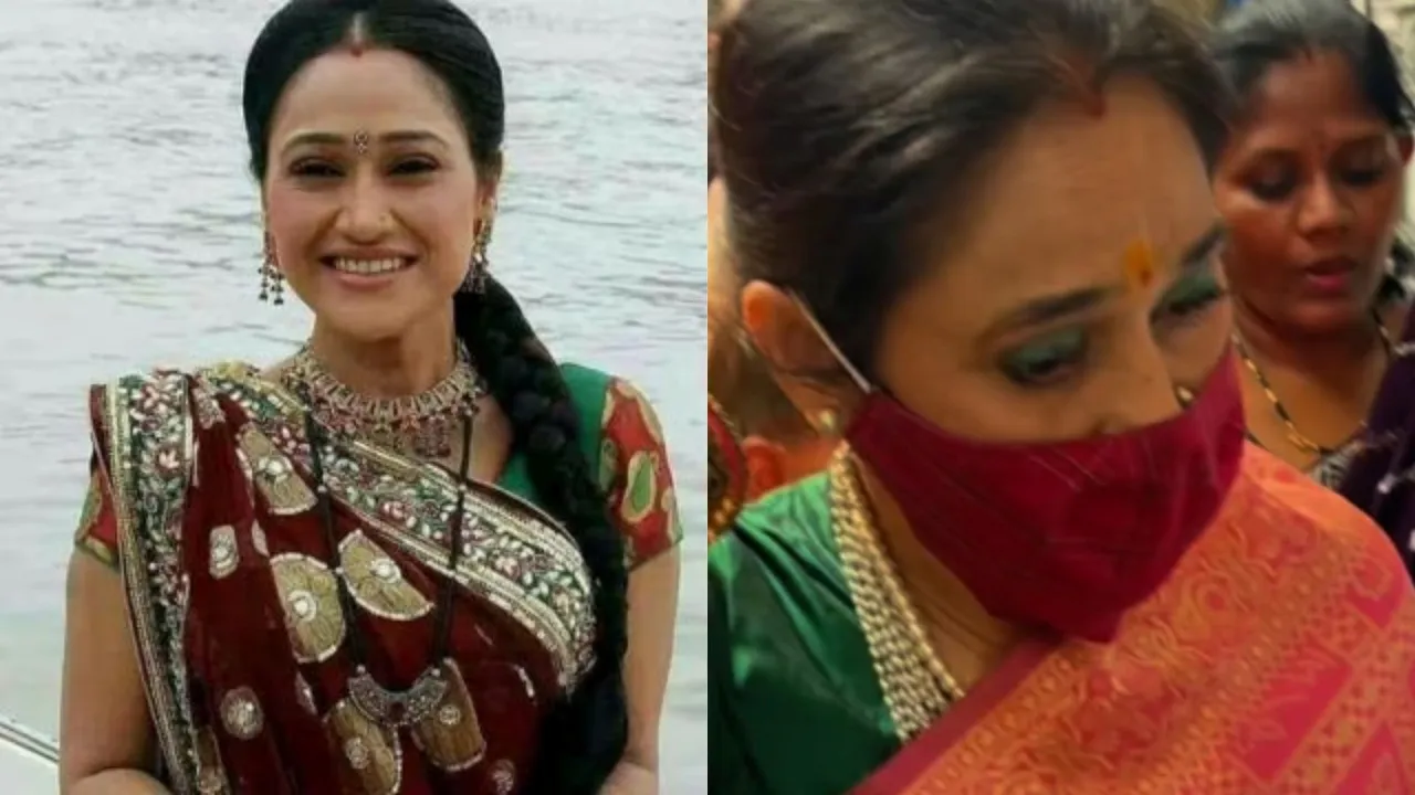 disha vakani aka dayaben at lalbaugcha raja darshan