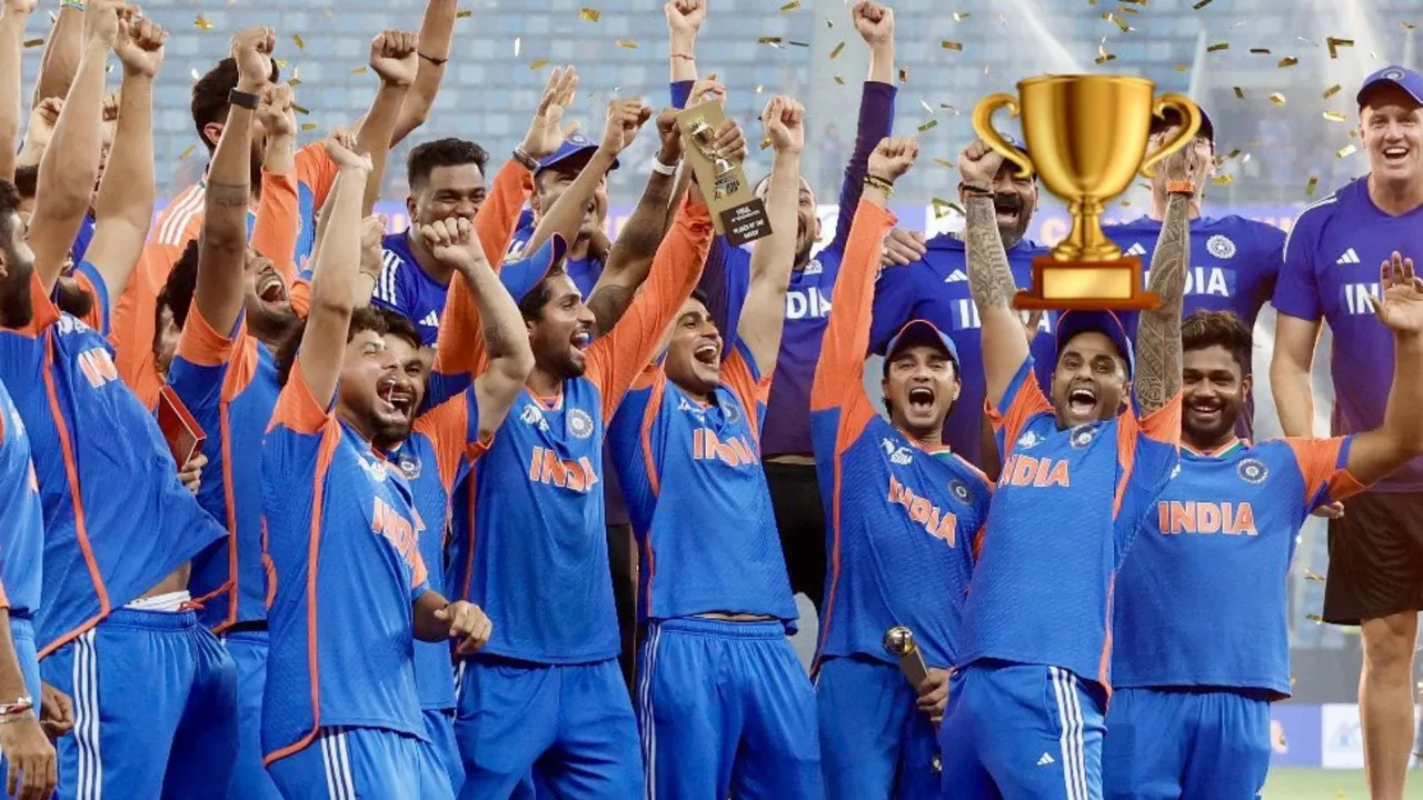 Captain Suryakumar Yadav share AI generated trophy