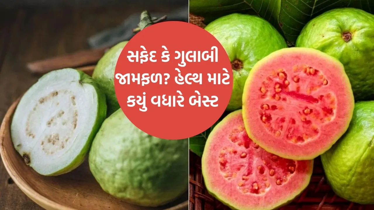 white vs pink guava for health