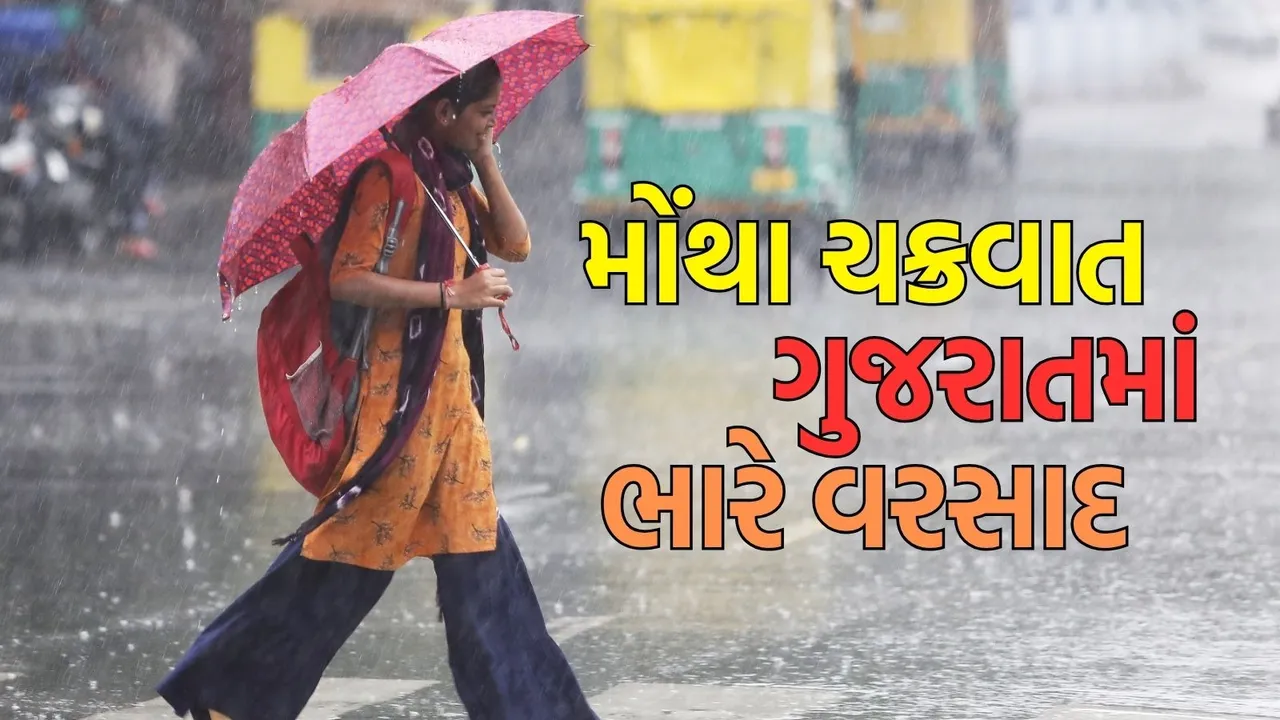 Cyclone Montha in Gujarat