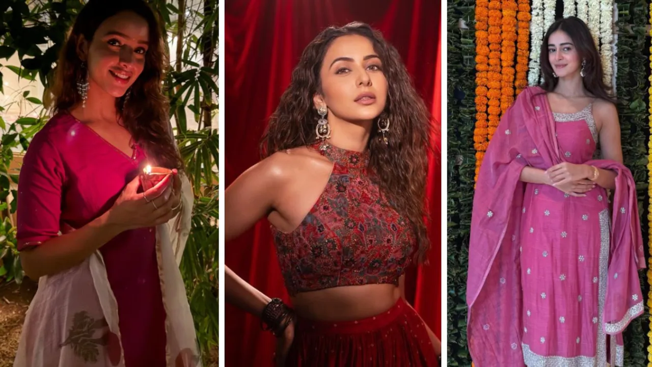 દિવાળી 2025 બોલીવુડ સેલિબ્રિટીઝ દિવાળી સેલિબ્રેશન રશ્મિકા મંદાના કૃતિ સેનન રકુલ પ્રીત સિંહ તૃપ્તિ ડીમરી મનોરંજન અનન્યા પાંડે