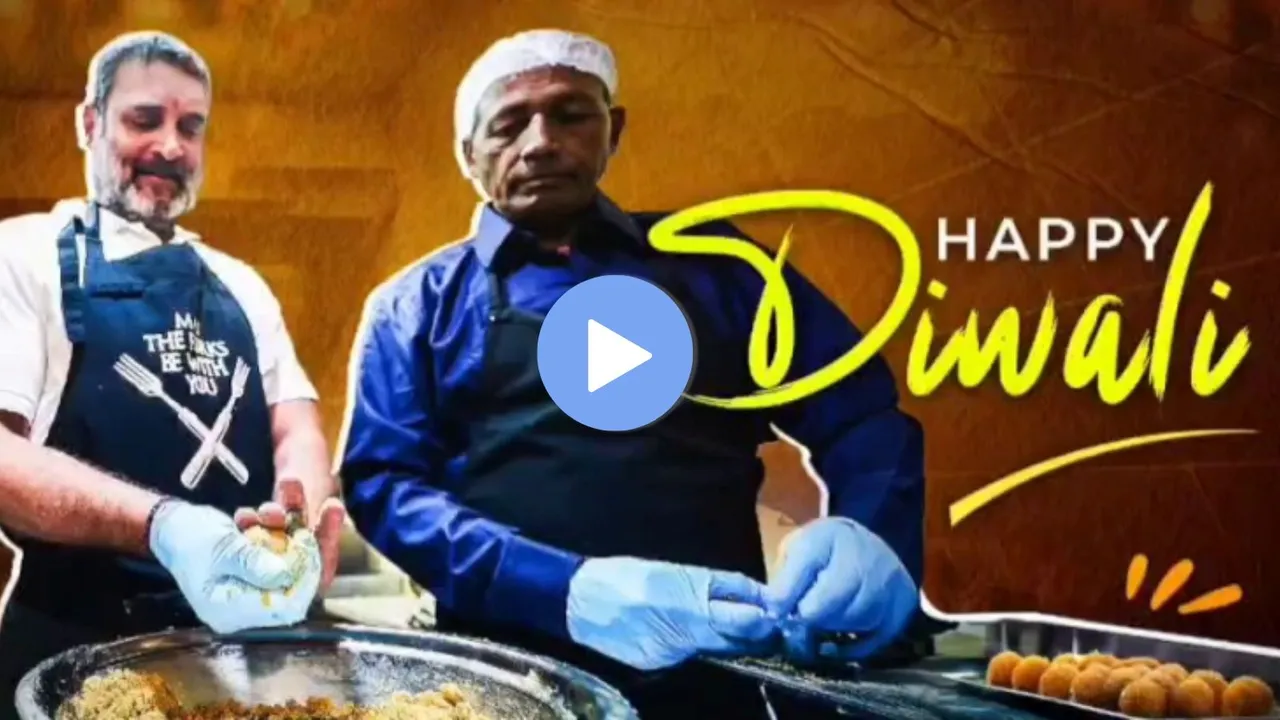 Rahul gandhi, Rahul gandhi Diwali Video