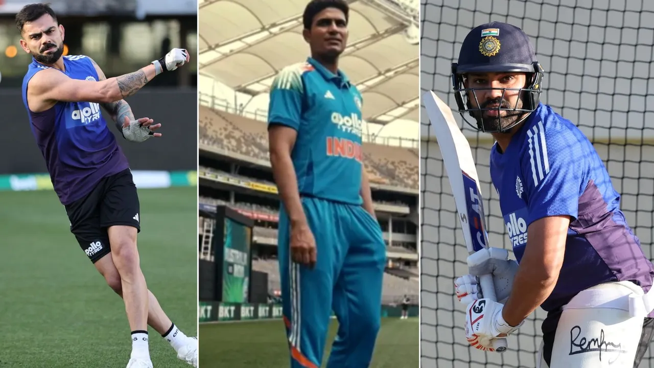 Shubman Gill, Rohit Sharma, Virat Kohli