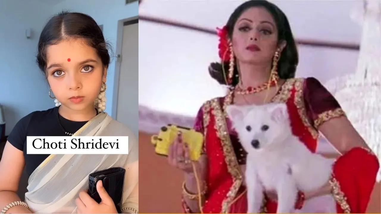 little girl act on judaai movie scene