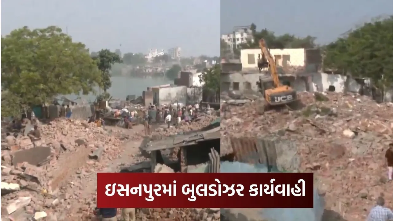 Isanpur Lake, Bulldozer Action