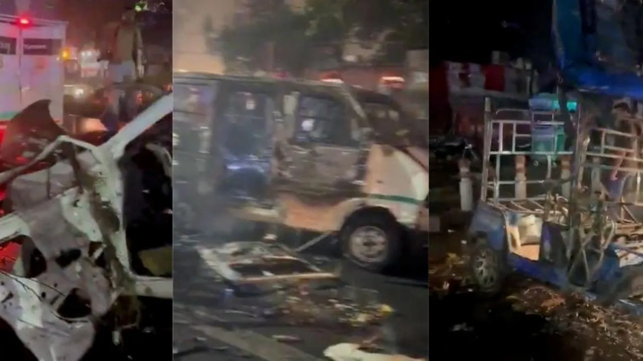 Delhi red fort car Explosion