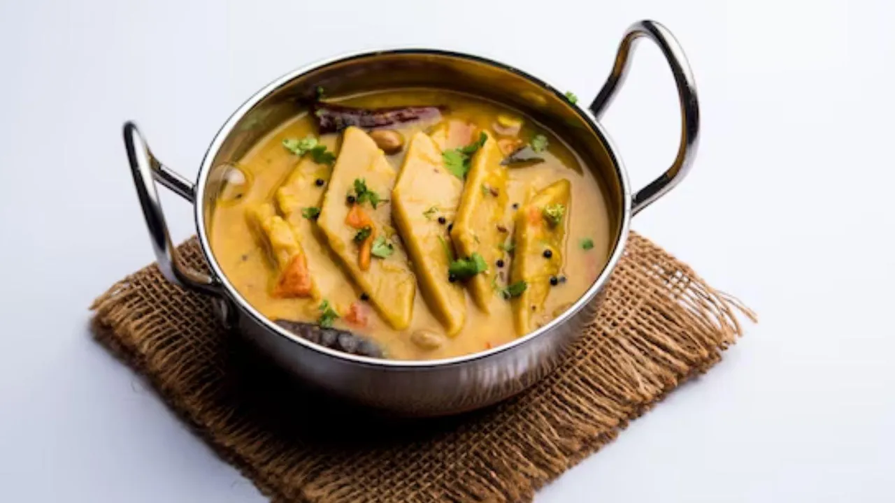 કાઠિયાવાડી ઢોકળીનું શાક રેસીપી ભોજન શિયાળો