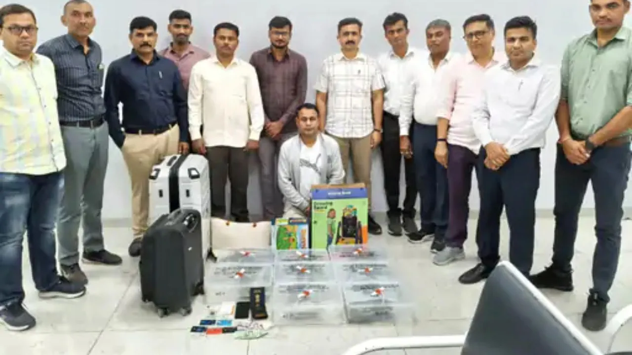 Surat Airport, Drug Trafficking