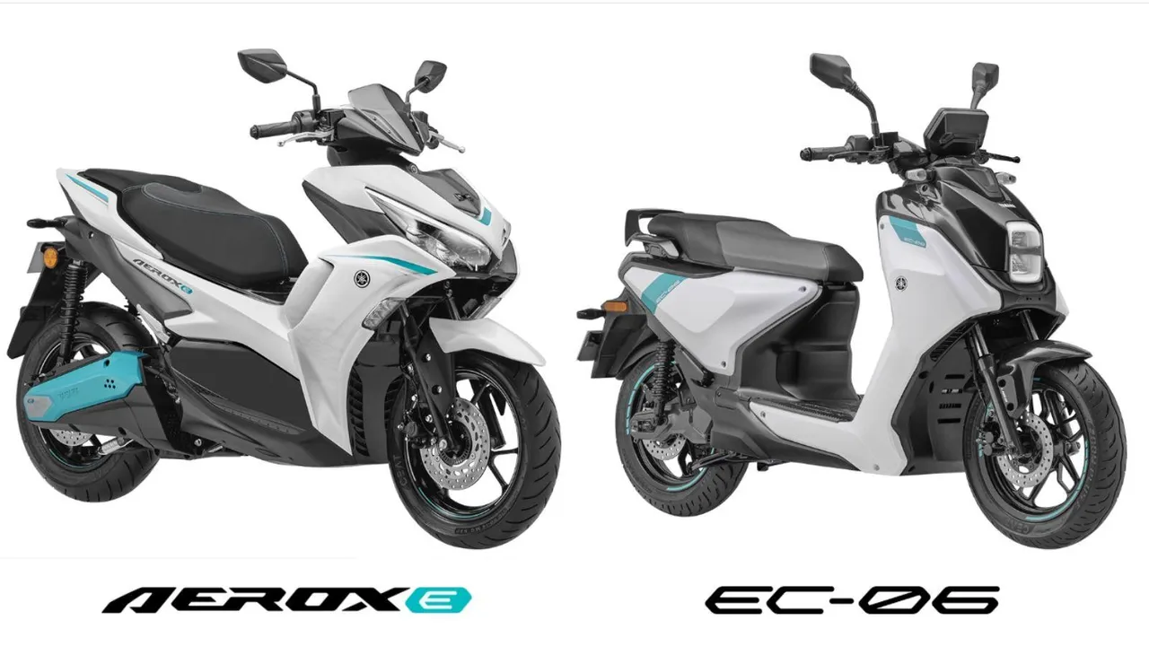 Yamaha Aerox E Electric Scooter | Yamaha Aerox E Launh | Yamaha EC 06 Launch | Yamaha Electric Scooter