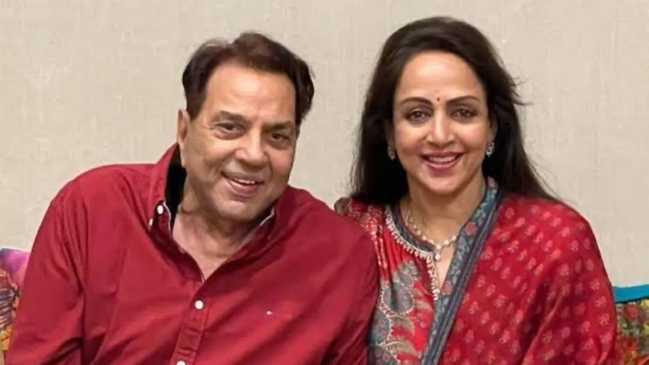 dharmendra with hema malini | dharmendra health update | hema malini | dharmendra wife name