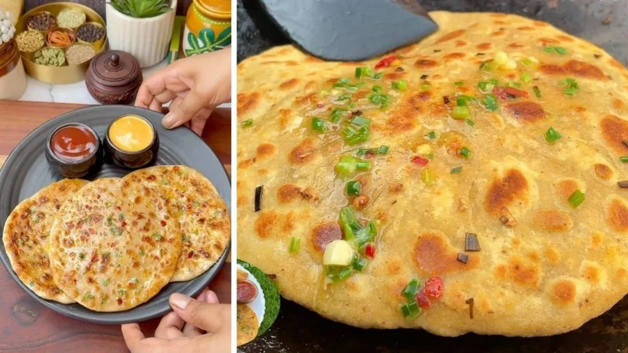 mixed veg paratha recipe