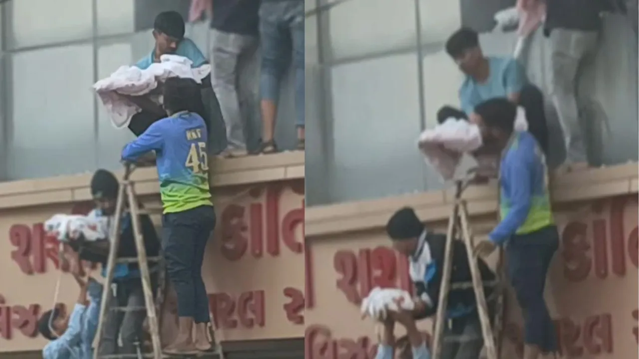 VIDEO Massive fire breaks