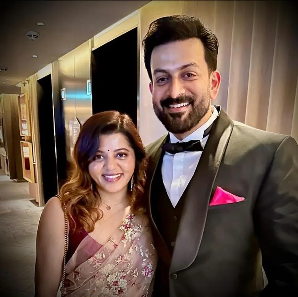 Prithviraj Birthday Supriya Ally 