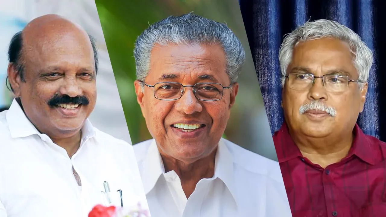 Thomas K Thomas Pinarayi Vijayan Binoy Viswom