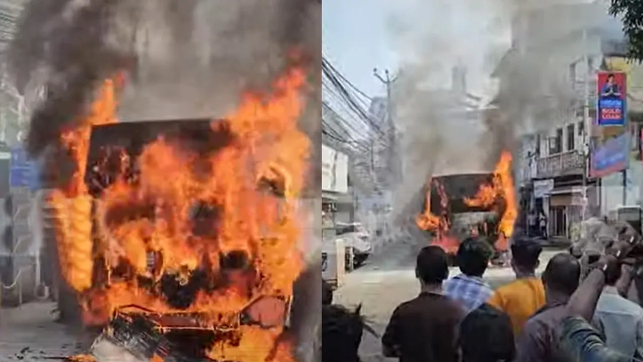  BUS Fire, Kochi