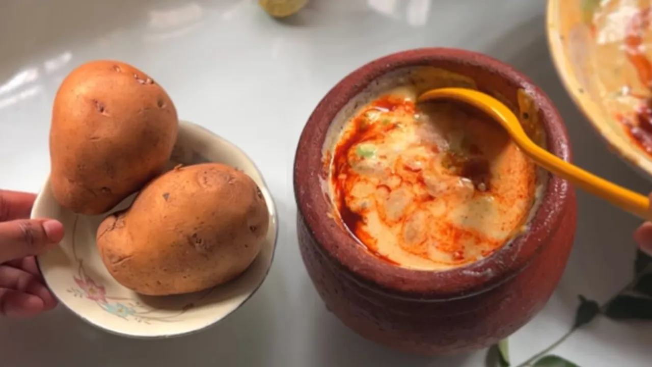 Curd Potato Curry Instant Recipe