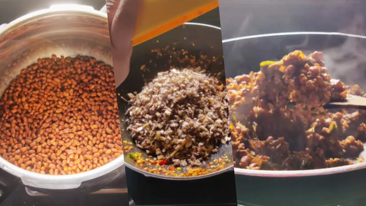 Vazhakkoombu Thoran Recipe 